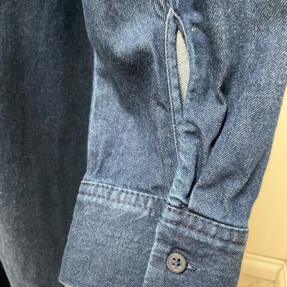 COS Denim V-Neck Buttoned Down Dress Size 2 - Picture 11 of 14